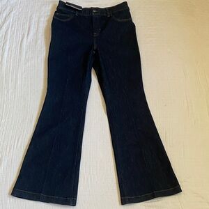 SPANX Dark Blue Flare Jeans